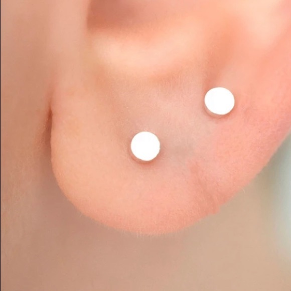 Stainless Steel Gold Delicate Earrings - Picture 3 of 4